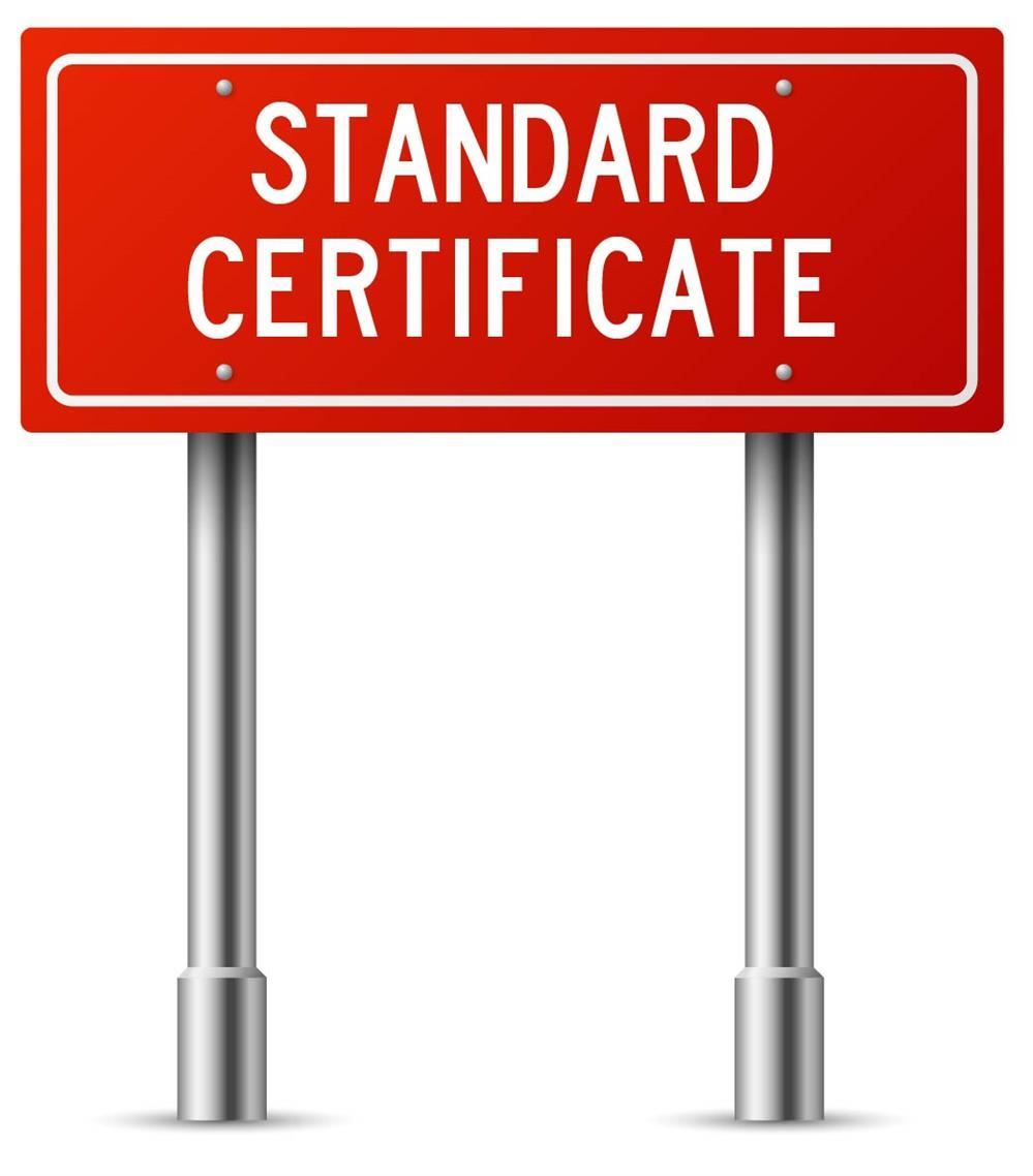Standard Certificate Sign
